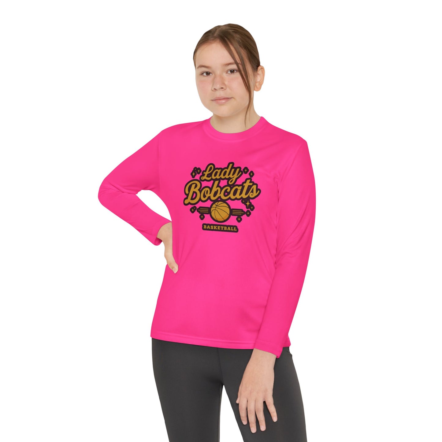 Youth Long Sleeve Tee \ Phil Campbell Bobcats Basketball \ PCBBKG2