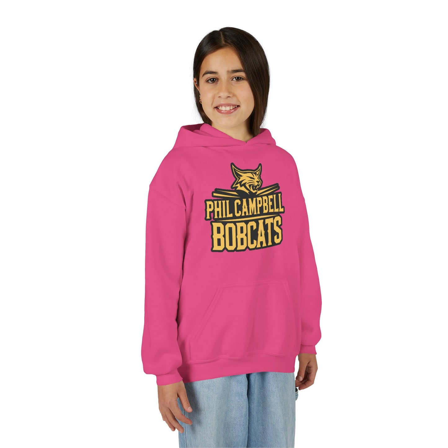Youth Hoodie Sweatshirt \ Phil Campbell Bobcats \ PCB2