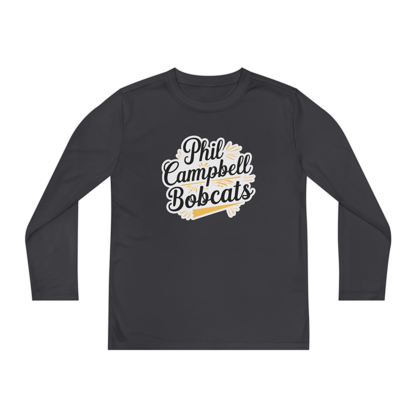 Youth Long Sleeve Tee \ Phil Campbell Bobcats \ PCBG2