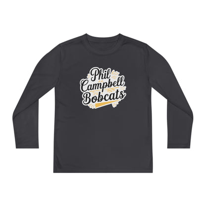 Youth Long Sleeve Tee \ Phil Campbell Bobcats \ PCBG2