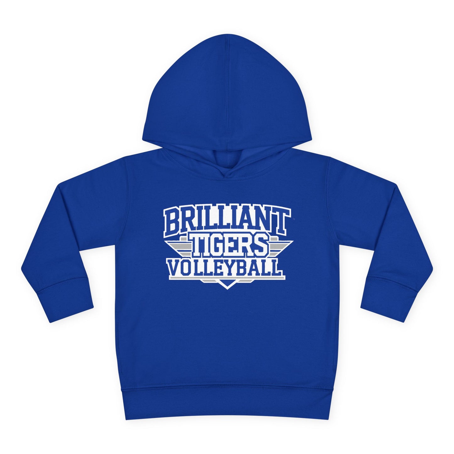 Toddler Hoodie Sweatshirt \ Brilliant Tigers Volleyball \ BTV2