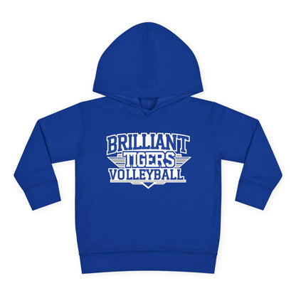 Toddler Hoodie Sweatshirt \ Brilliant Tigers Volleyball \ BTV2
