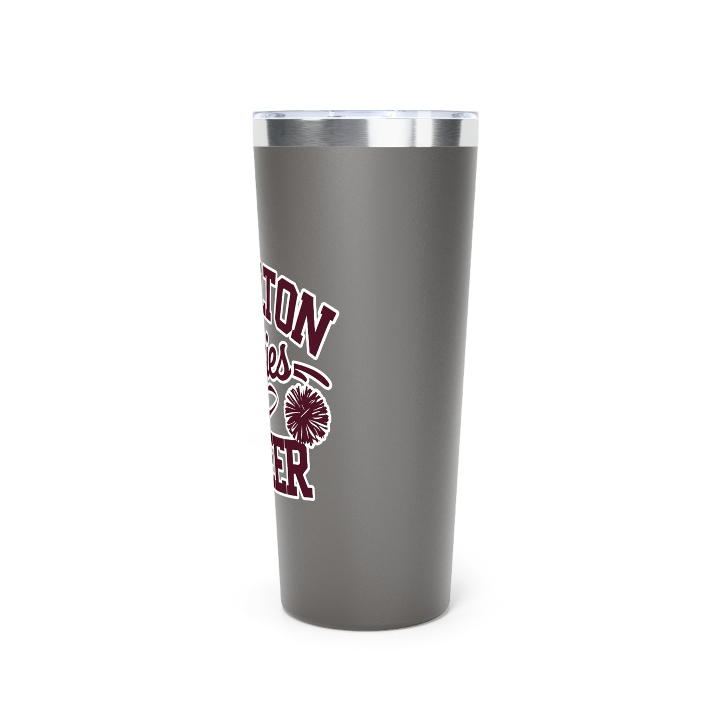 22oz Copper Insulated Tumbler \ Hamilton Aggies Cheer \ HAC2