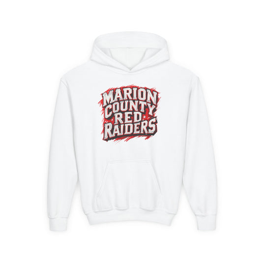 Youth Hoodie Sweatshirt \ Marion County Red Raiders \ MC1