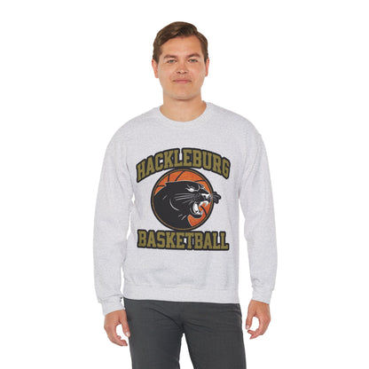 Adult Crewneck Sweatshirt \ Hackleburg Panther Basketball \ HPBK1