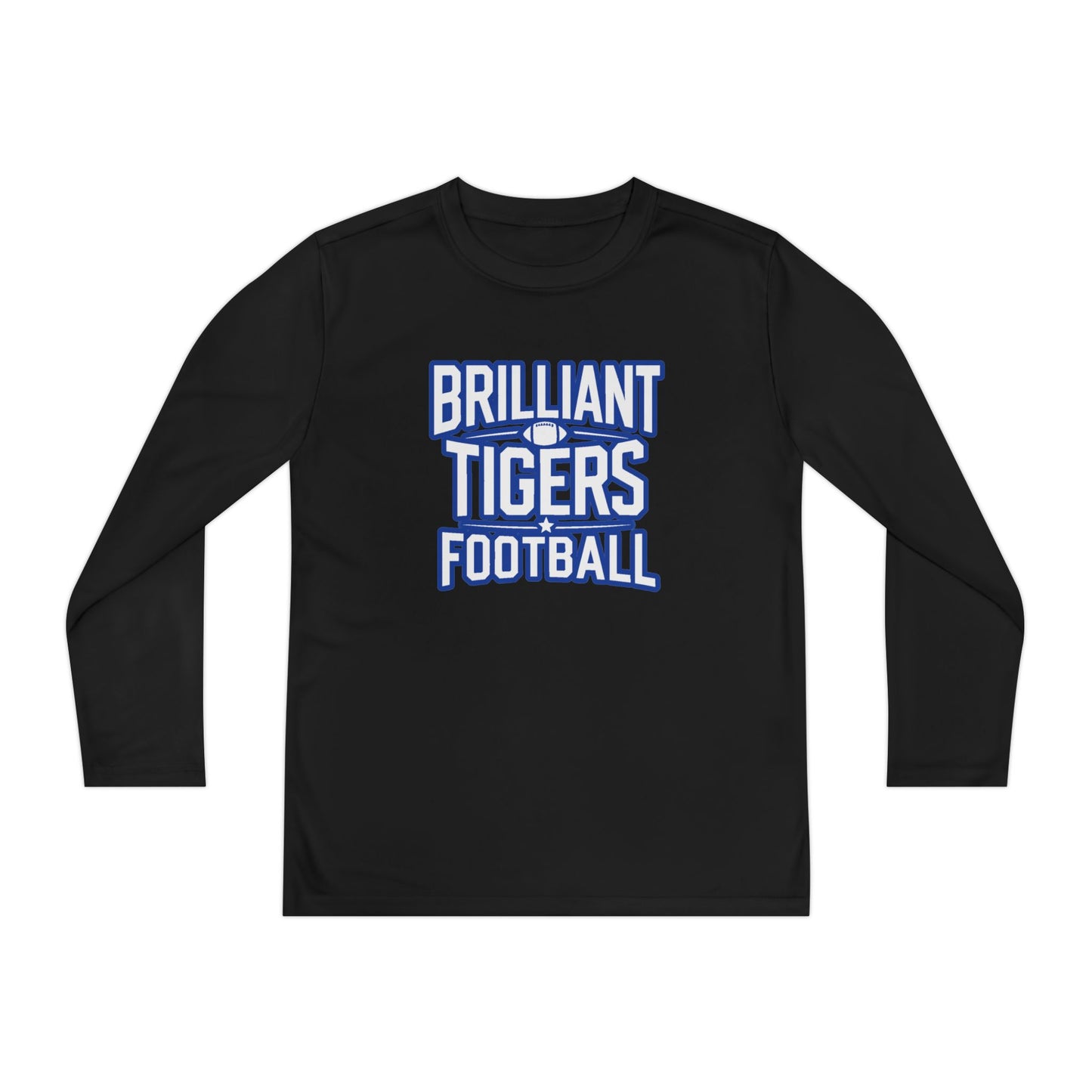 Youth Long Sleeve Tee \ Brilliant Tigers Football \ BTF1