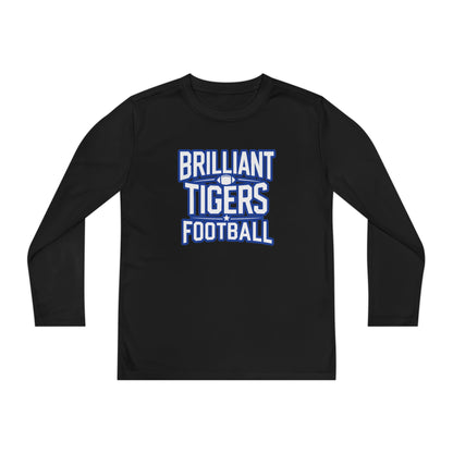 Youth Long Sleeve Tee \ Brilliant Tigers Football \ BTF1