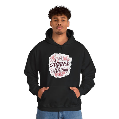Adult Hoodie Sweatshirt \ Hamilton Aggies Wrestling \ HAWG1