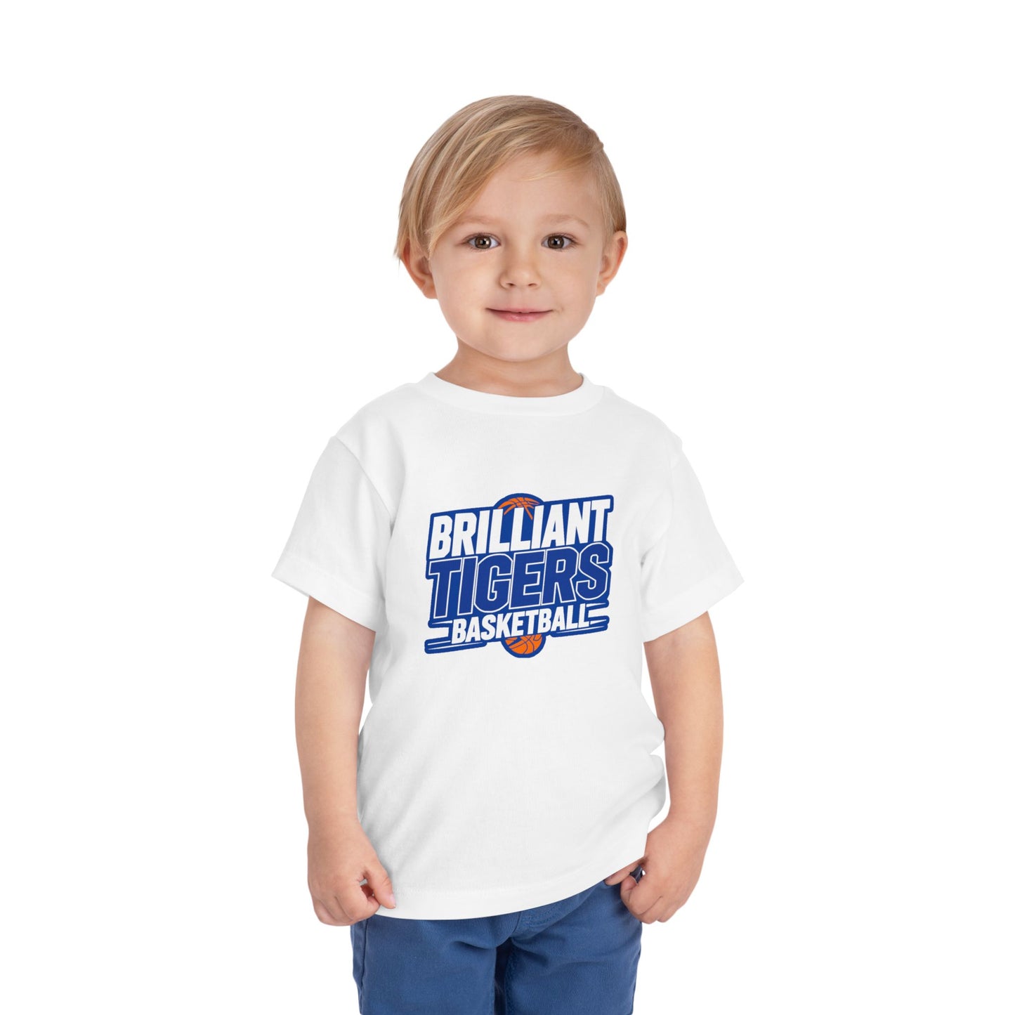 Toddler Tee \ Brilliant Tigers Basketball \ BTBK1