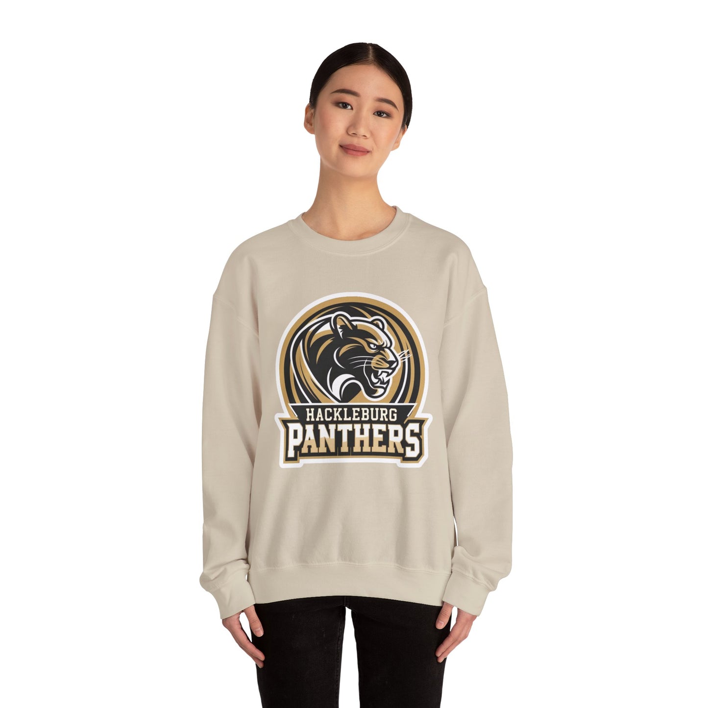 Adult Crewneck Sweatshirt \ Hackleburg Panthers \ HP2