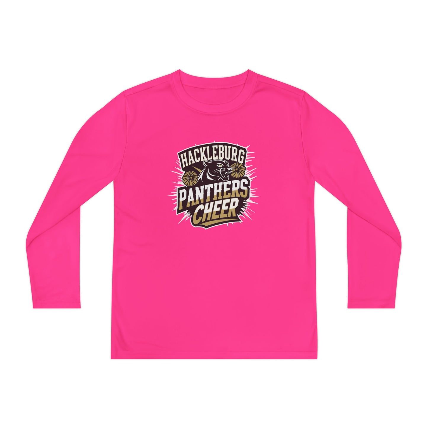 Youth Long Sleeve Tee \ Hackleburg Panthers Cheer \ HPC1