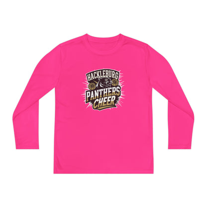 Youth Long Sleeve Tee \ Hackleburg Panthers Cheer \ HPC1