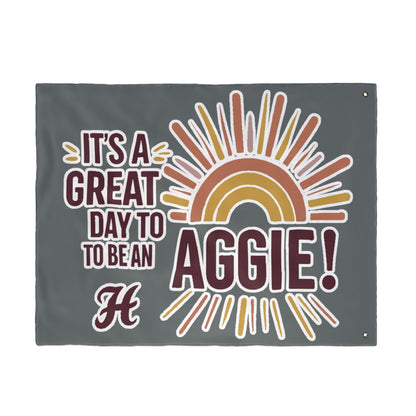 Double Sided Flag \ It's a Great Day to be an Aggie! \ GDA1