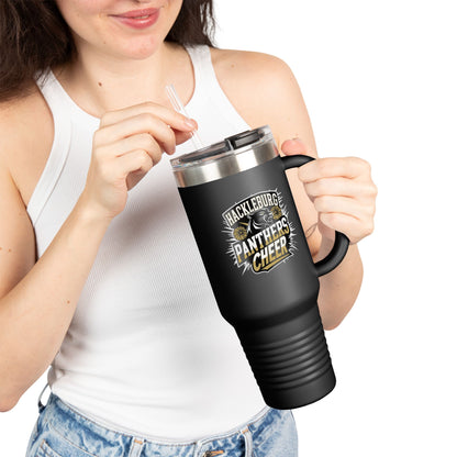 40oz Insulated Tumbler \ Hackleburg Panthers Cheer \ HPC1