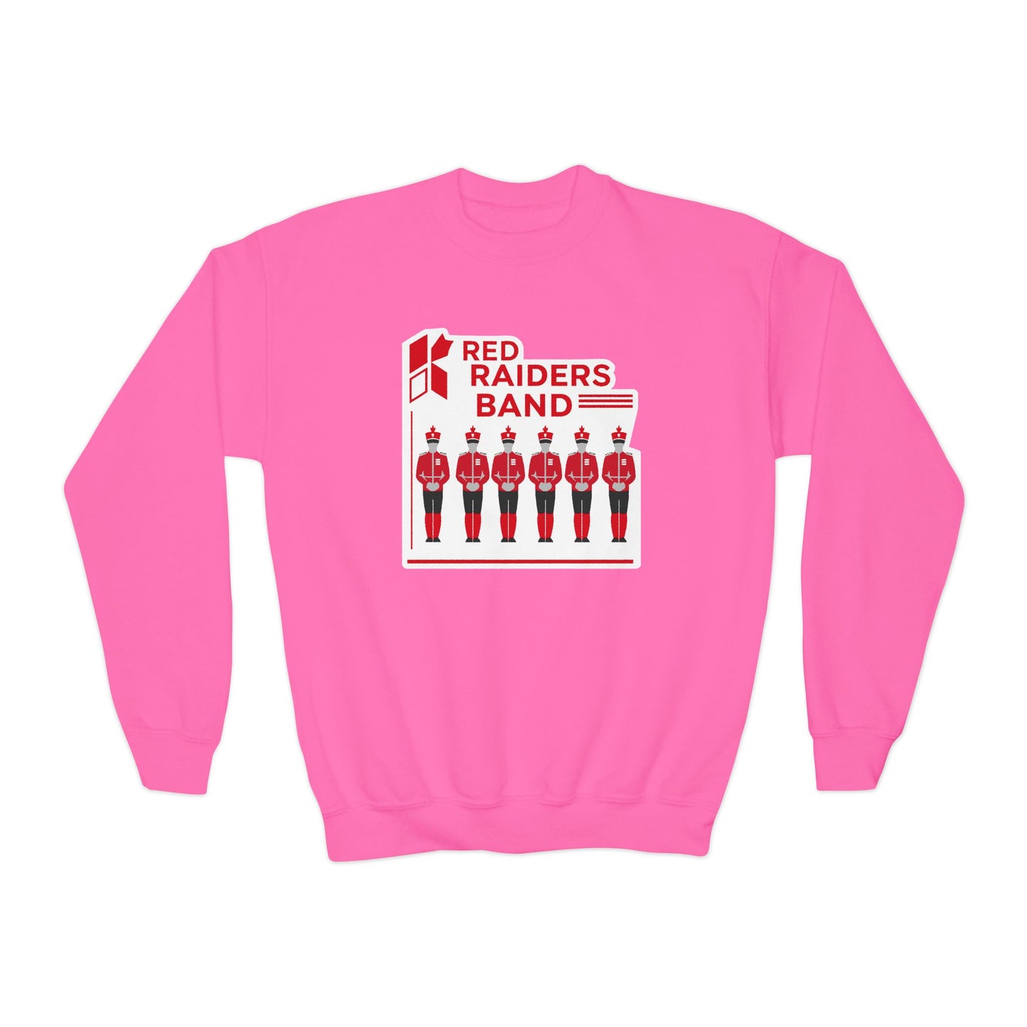 Youth Crewneck Sweatshirt \ Marion County Red Raiders Band \ MCB1