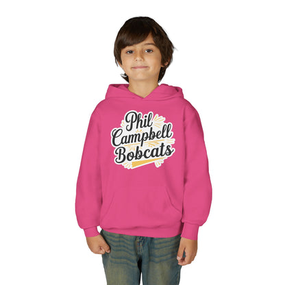 Youth Hoodie Sweatshirt \ Phil Campbell Bobcats \ PCBG2