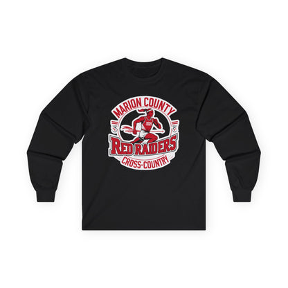 Adult Long Sleeve Tee \ Marion County Red Raiders Cross-Country \ MCCC2
