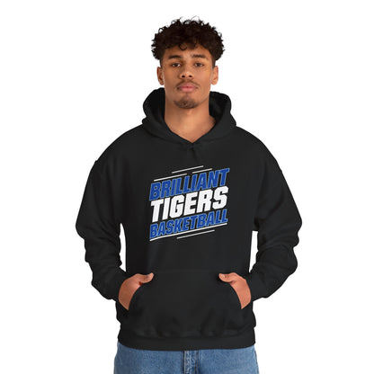 Adult Hoodie Sweatshirt \ Brilliant Tigers Basketball \ BTBK2
