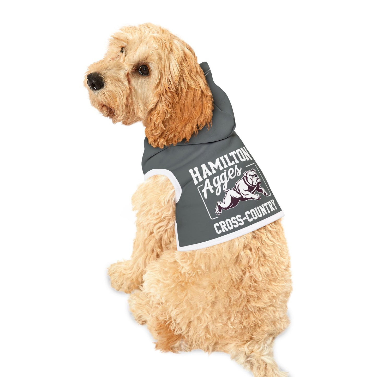 Pet Hoodie \ Hamilton Aggies Cross-Country \ HCC2