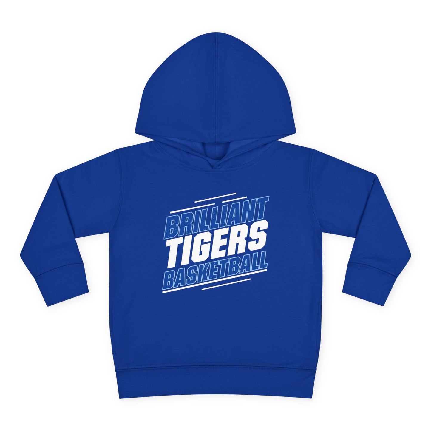 Toddler Hoodie Sweatshirt \ Brilliant Tigers Basketball \ BTBK2