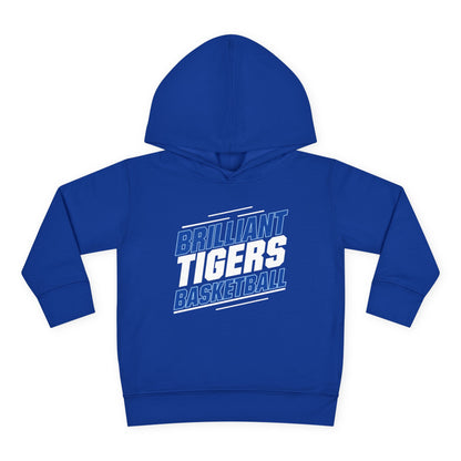 Toddler Hoodie Sweatshirt \ Brilliant Tigers Basketball \ BTBK2