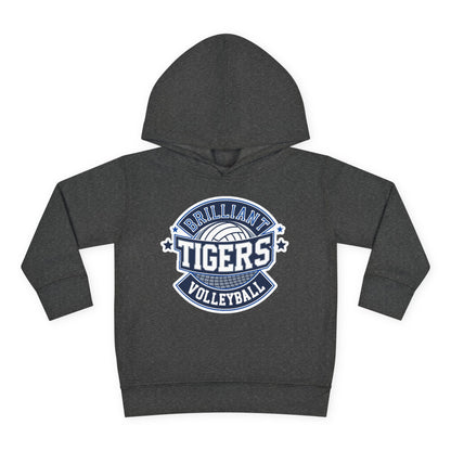 Toddler Hoodie Sweatshirt \ Brilliant Tigers Volleyball \ BTV1