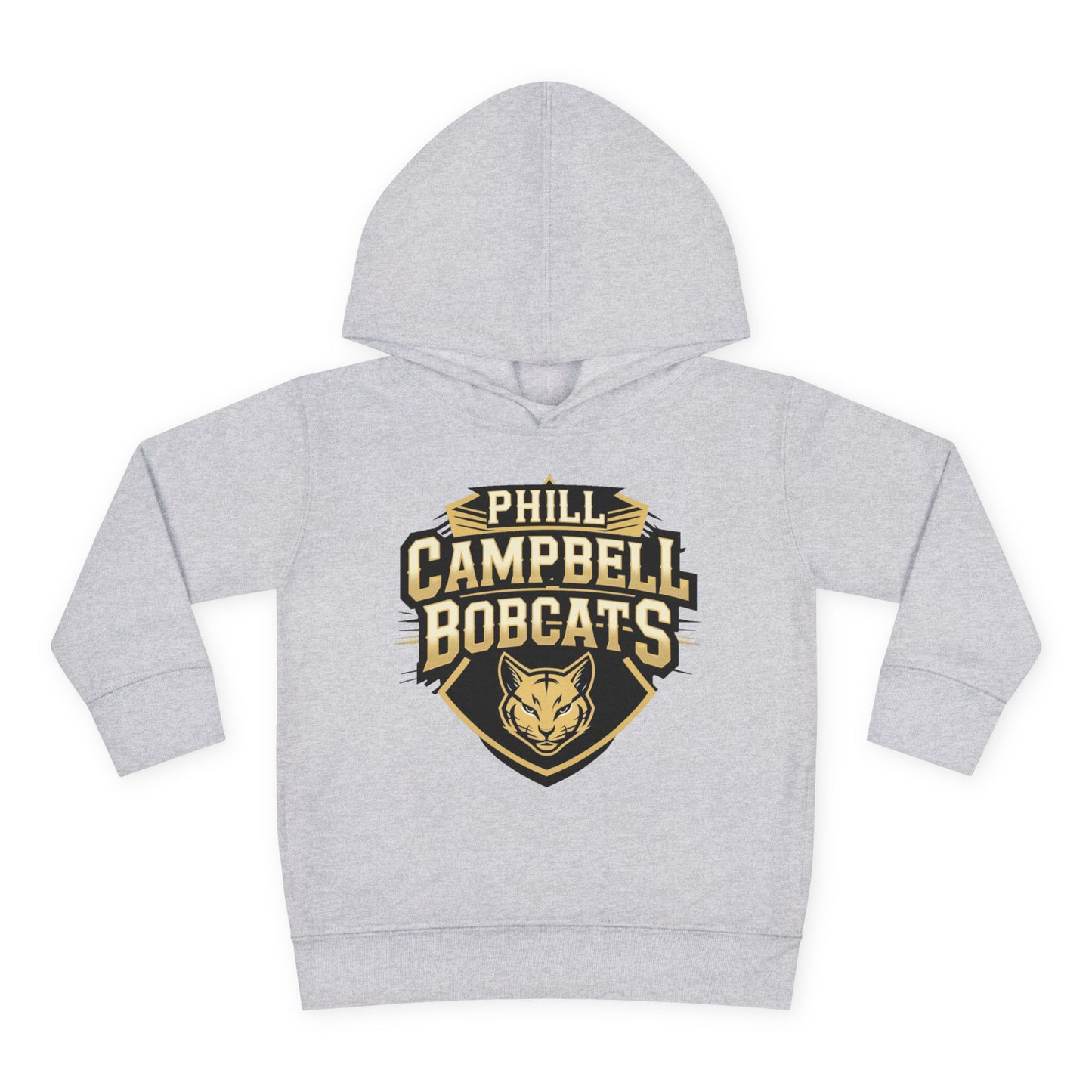 Toddler Hoodie Sweatshirt \ Phill Campbell Bobcats \ PCB1