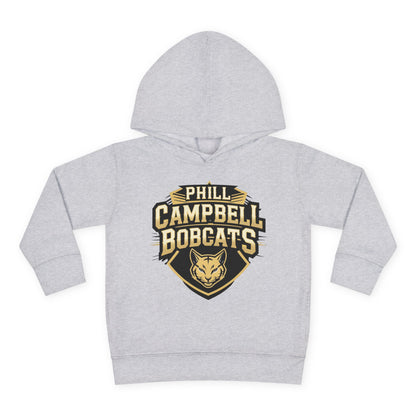 Toddler Hoodie Sweatshirt \ Phill Campbell Bobcats \ PCB1
