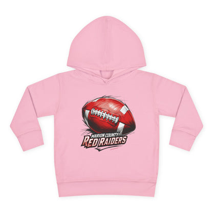 Toddler  Hoodie Sweatshirt \ Marion County Red Raiders Football \ MCF1