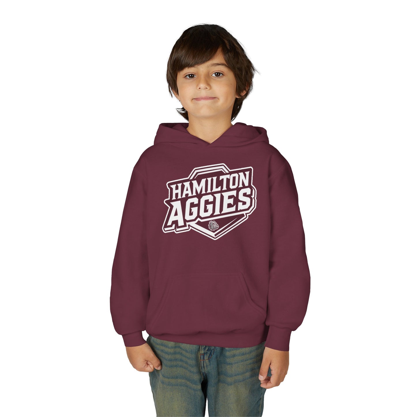 Youth Hoodie Sweatshirt \ Hamilton Aggies \ HA1