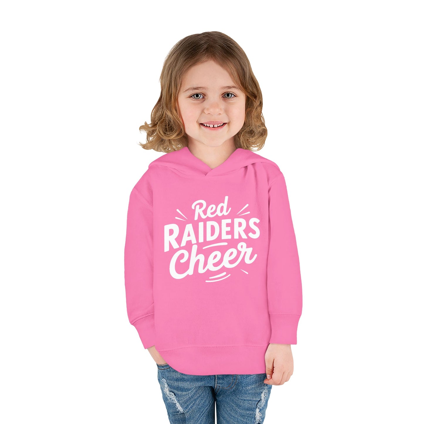 Toddler Hoodie Sweatshirt \ Marion County Red Raiders Cheer \ MCC1