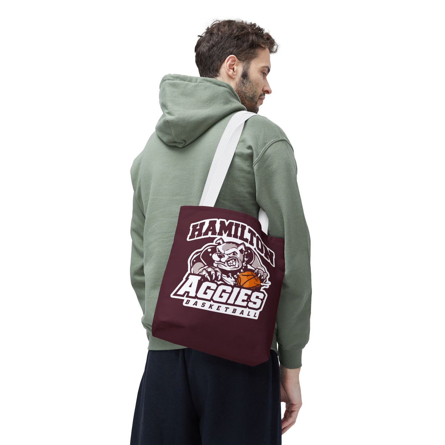 Tote Bag \ Hamilton Aggies Basketball \ HABK1