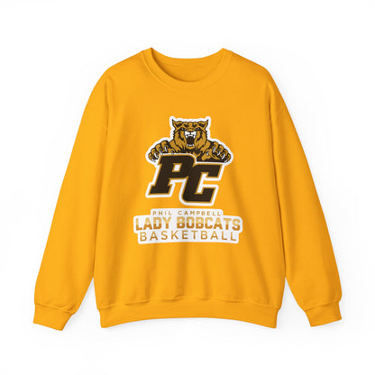 Adult Crewneck Sweatshirt \ Phil Campbell Bobcats Basketball \ PCBBKG1