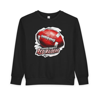Toddler Crewneck Sweatshirt \ Marion County Red Raiders Football \ MCF1
