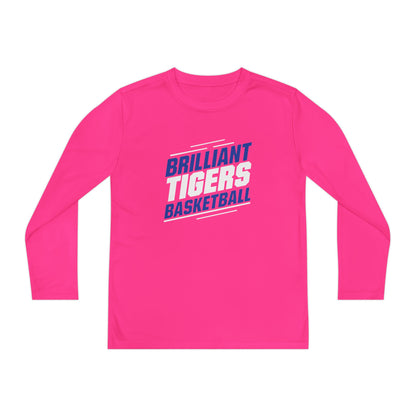 Youth Long Sleeve Tee \ Brilliant Tigers Basketball \ BTBK2