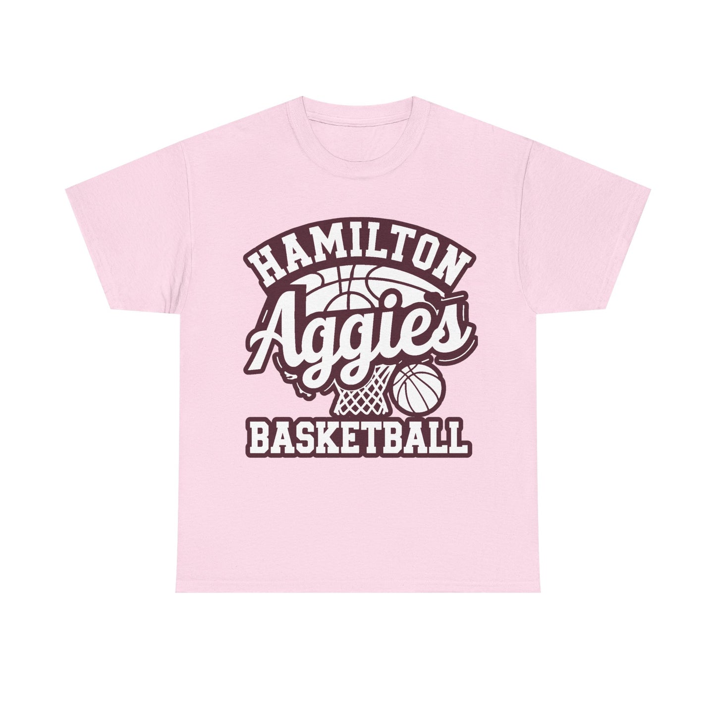 Adult Tee \ Hamilton Aggies Basketball \ HABBG1