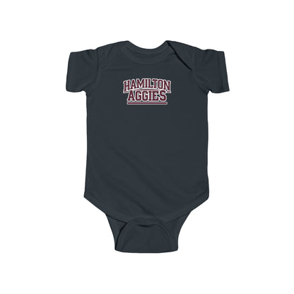Short Sleeve Baby Bodysuit \ Hamilton Aggies \ HA2
