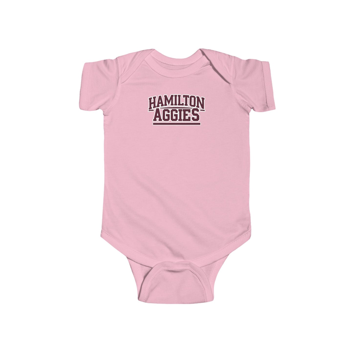 Short Sleeve Baby Bodysuit \ Hamilton Aggies \ HA2