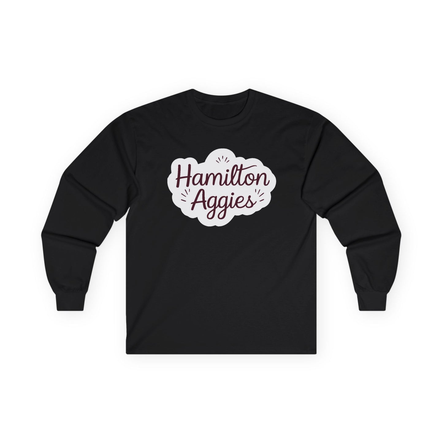 Adult Long Sleeve Tee \ Hamilton Aggies \ HAG1