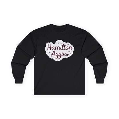 Adult Long Sleeve Tee \ Hamilton Aggies \ HAG1
