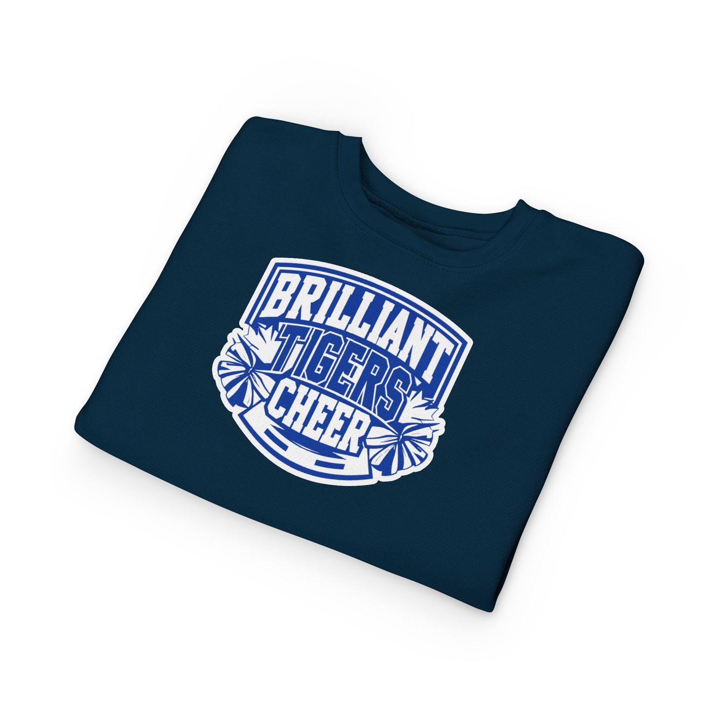 Toddler Crewneck Sweatshirt \ Brilliant Tigers Cheer \ BTC1