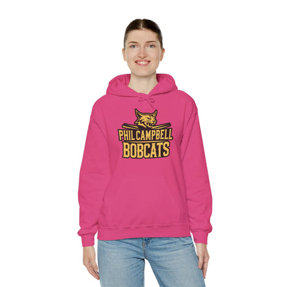 Adult Hoodie Sweatshirt \ Phil Campbell Bobcats \ PCB2