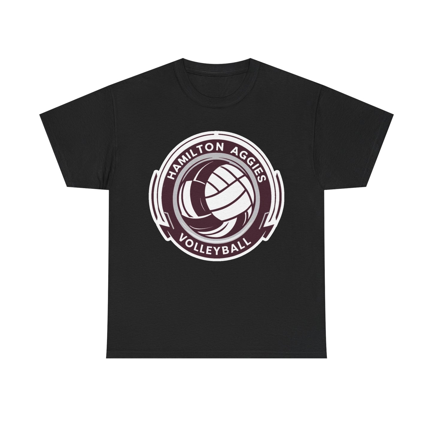 Adult Tee \ Hamilton Aggies Volleyball \ HAV1