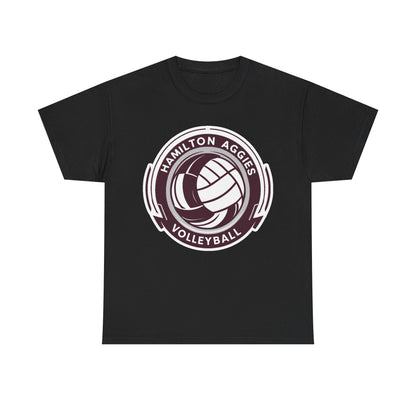 Adult Tee \ Hamilton Aggies Volleyball \ HAV1