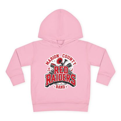 Toddler Hoodie Sweatshirt \ Marion County Red Raiders Band \ MCB2