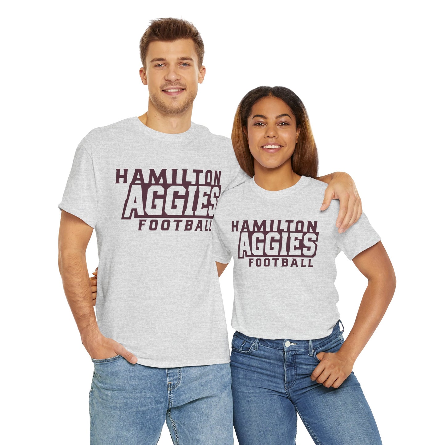 Adult Tee \ Hamilton Aggies Football \ HAF1