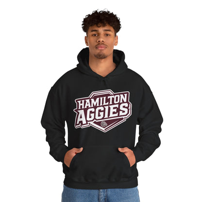 Adult Hoodie Sweatshirt \ Hamilton Aggies \ HA1