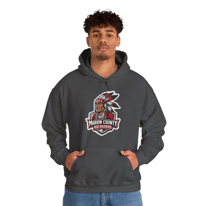 Adult Hooded Sweatshirt \ Marion County Red Raiders \ MC2