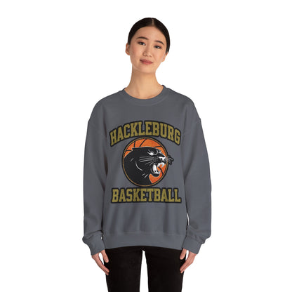 Adult Crewneck Sweatshirt \ Hackleburg Panther Basketball \ HPBK1