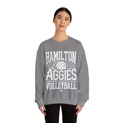 Adult Crewneck Sweatshirt \ Hamilton Aggies Volleyball \ HAV2